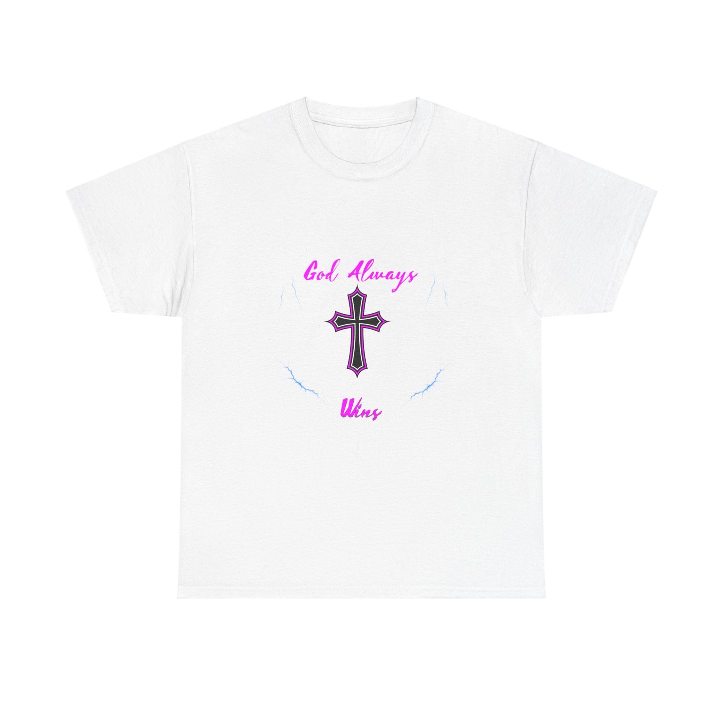 GOD always Wins Unisex Heavy Cotton Tee