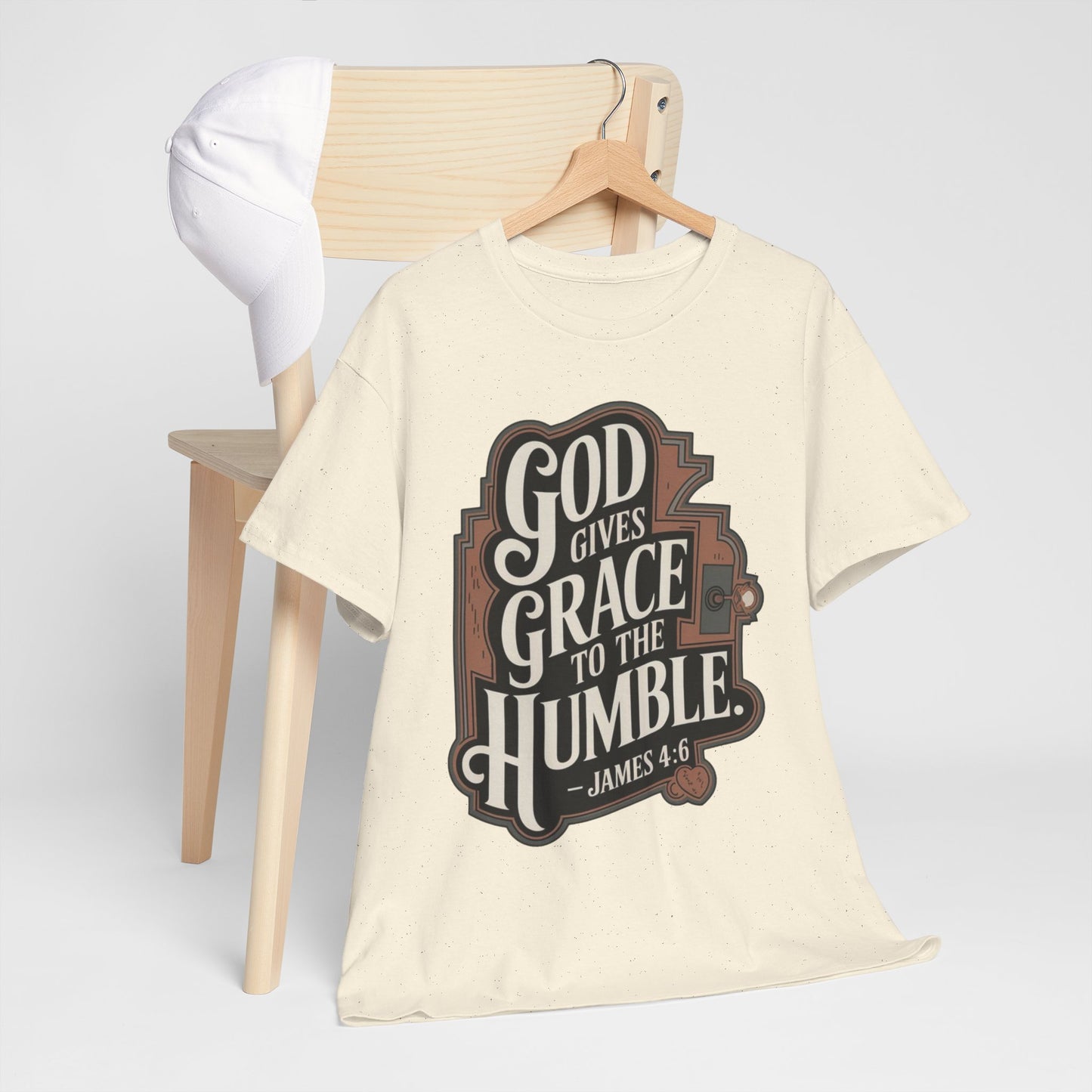 GOD Gives Grace To The Humble Unisex Heavy Cotton Tee