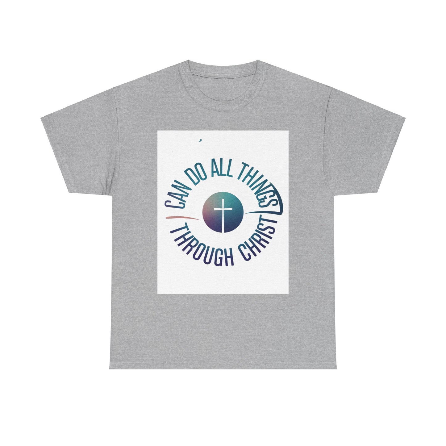 I Can Do All Things through Christ Unisex Heavy Cotton Tee