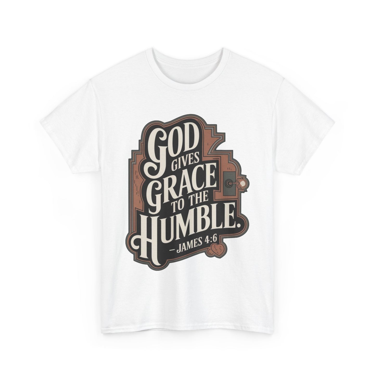 GOD Gives Grace To The Humble Unisex Heavy Cotton Tee