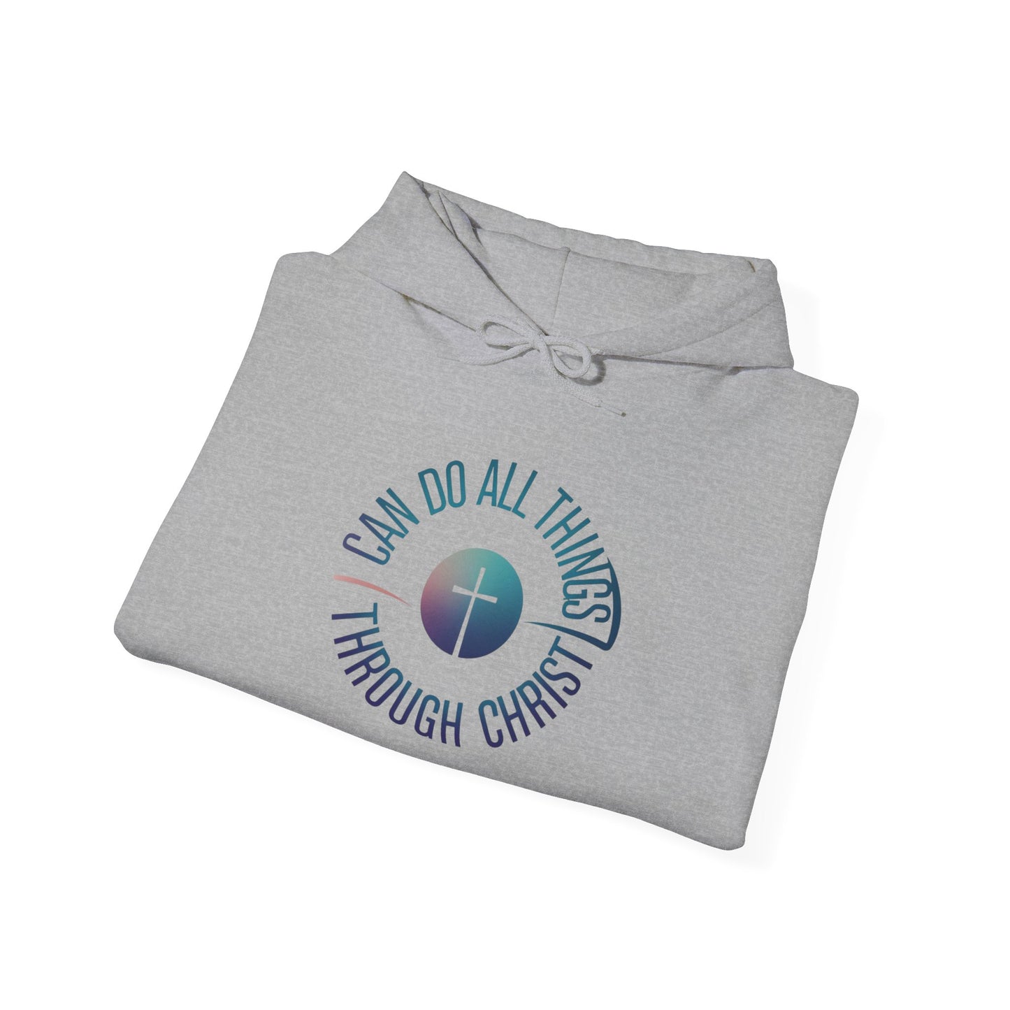 I Can Do All Things Through CHRIST Unisex Heavy Blend™ Hooded Sweatshirt