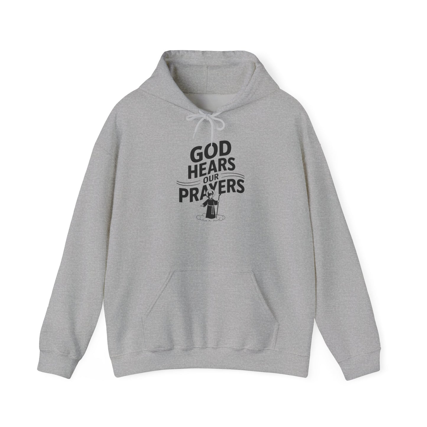 God Hears Our Prayers Unisex Heavy Blend™ Hooded Sweatshirt