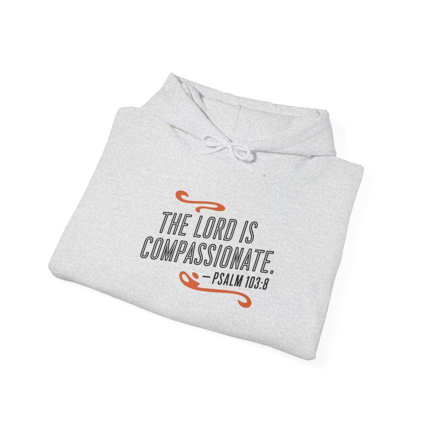 The LORD Is Compassionate  Unisex Heavy Blend™ Hooded Sweatshirt