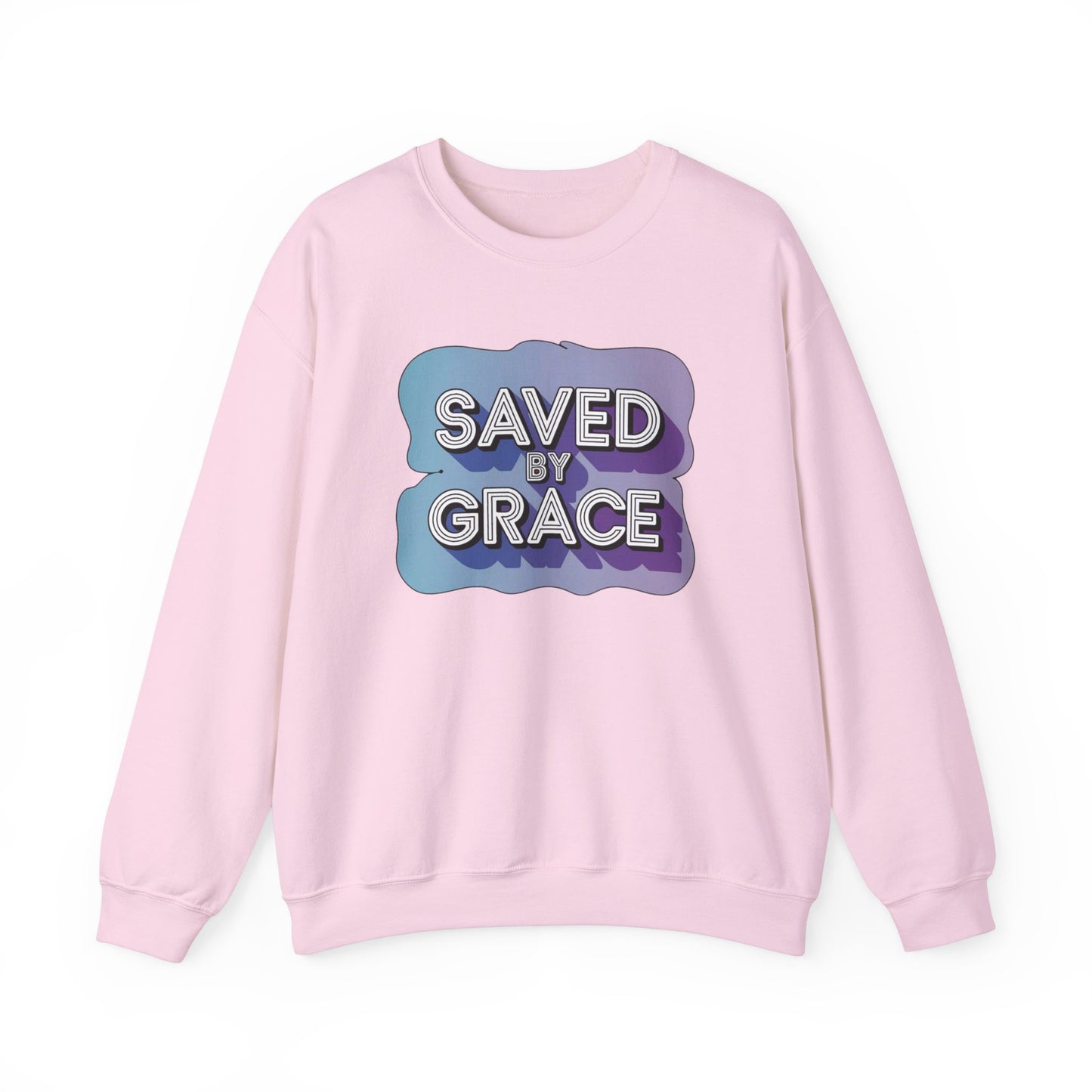 Saved By Grace  Unisex Heavy Blend™ Crewneck Sweatshirt