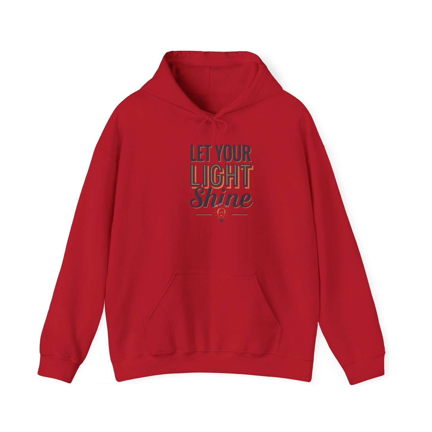 Let Your Light Shine Hooded Sweatshirt Hoodie Gildan 18500