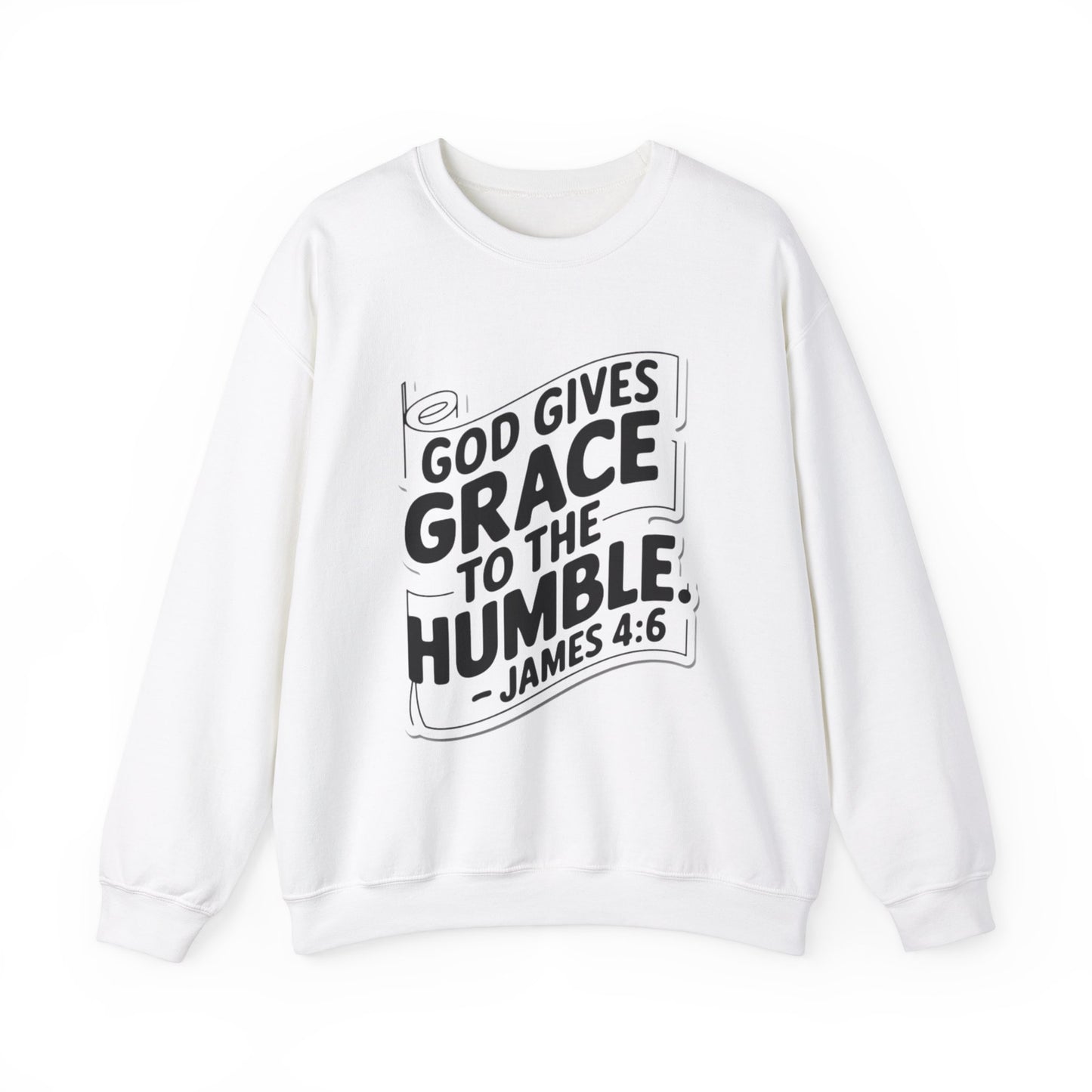 GOD Gives Grace To The Humble Unisex Heavy Blend™ Crewneck Sweatshirt