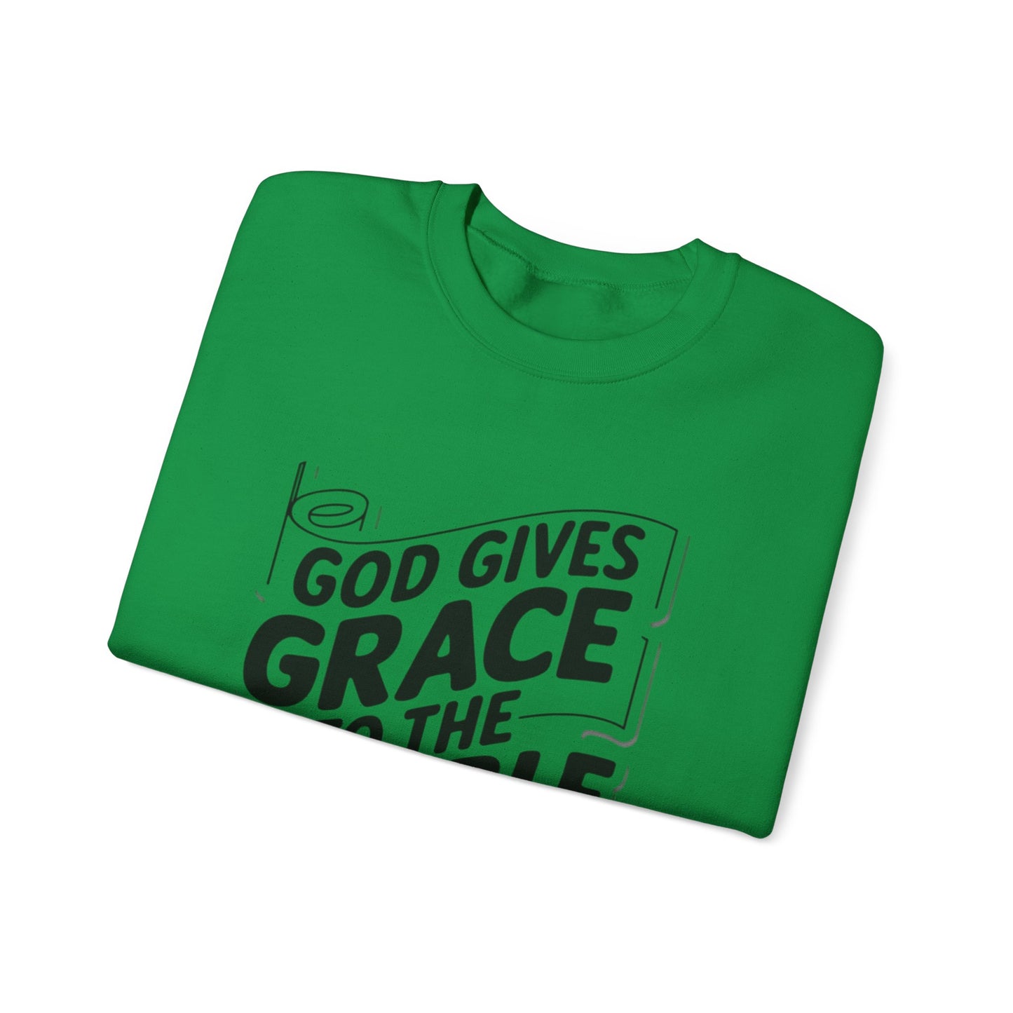 GOD Gives Grace To The Humble Unisex Heavy Blend™ Crewneck Sweatshirt