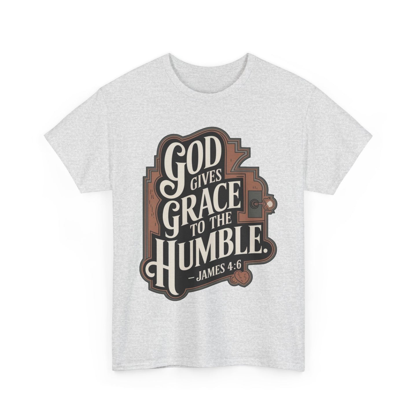 GOD Gives Grace To The Humble Unisex Heavy Cotton Tee