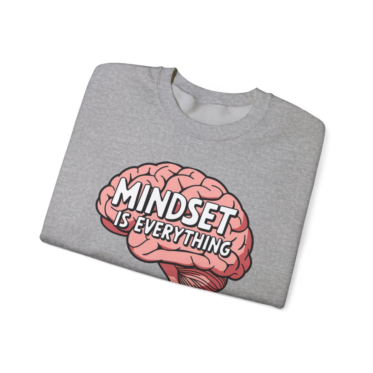 Mind Set Is Everything Unisex Heavy Blend™ Crewneck Sweatshirt Gildan 18000