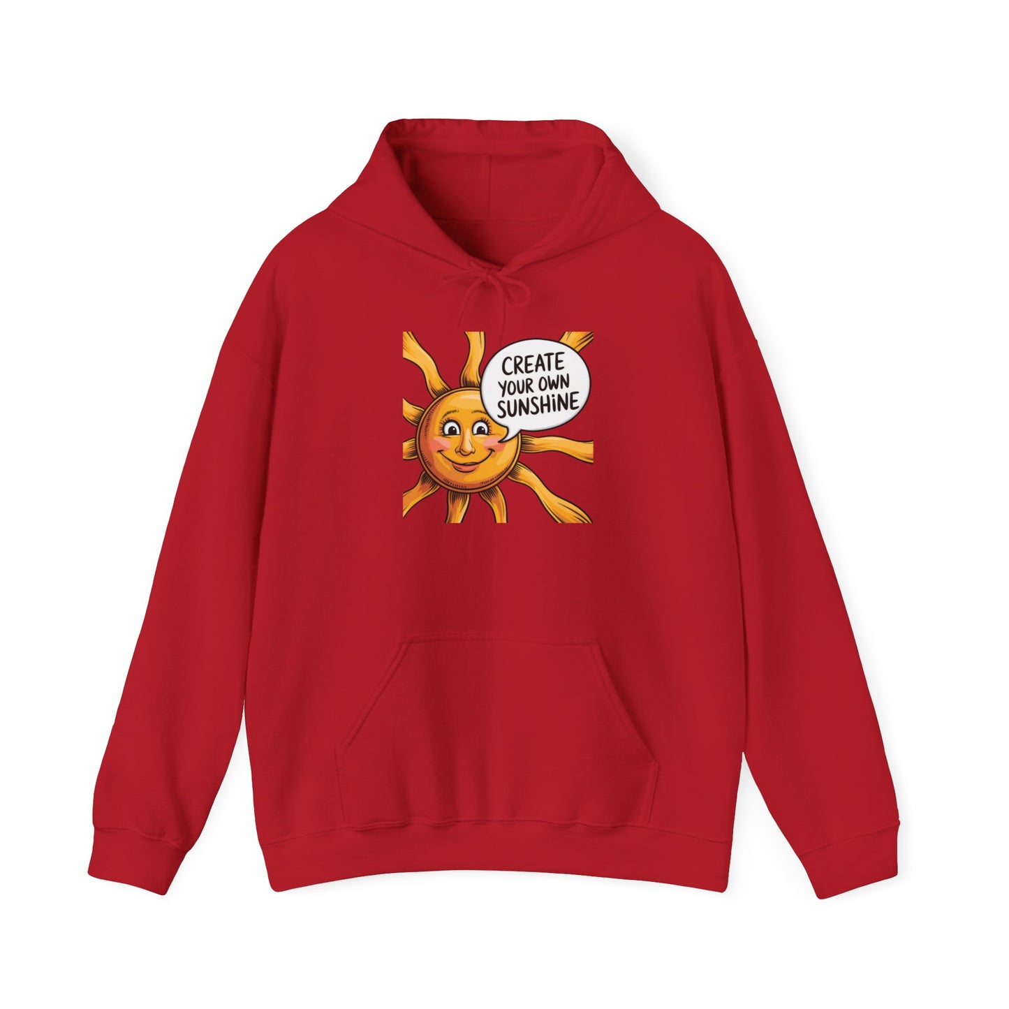 Create Your Own Sunshine Routine Hoodie, Hooded Sweatshirt