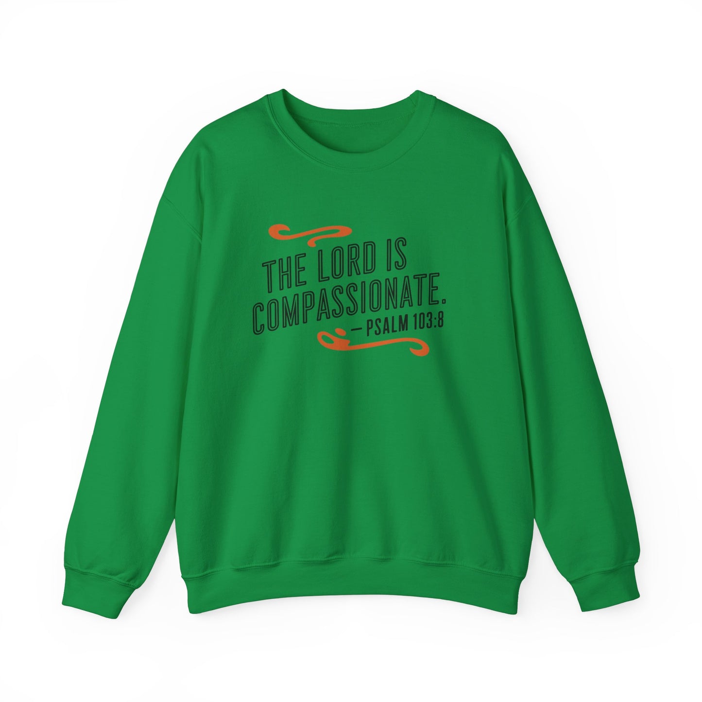 The LORD Is Compassionate Unisex Heavy Blend™ Crewneck Sweatshirt