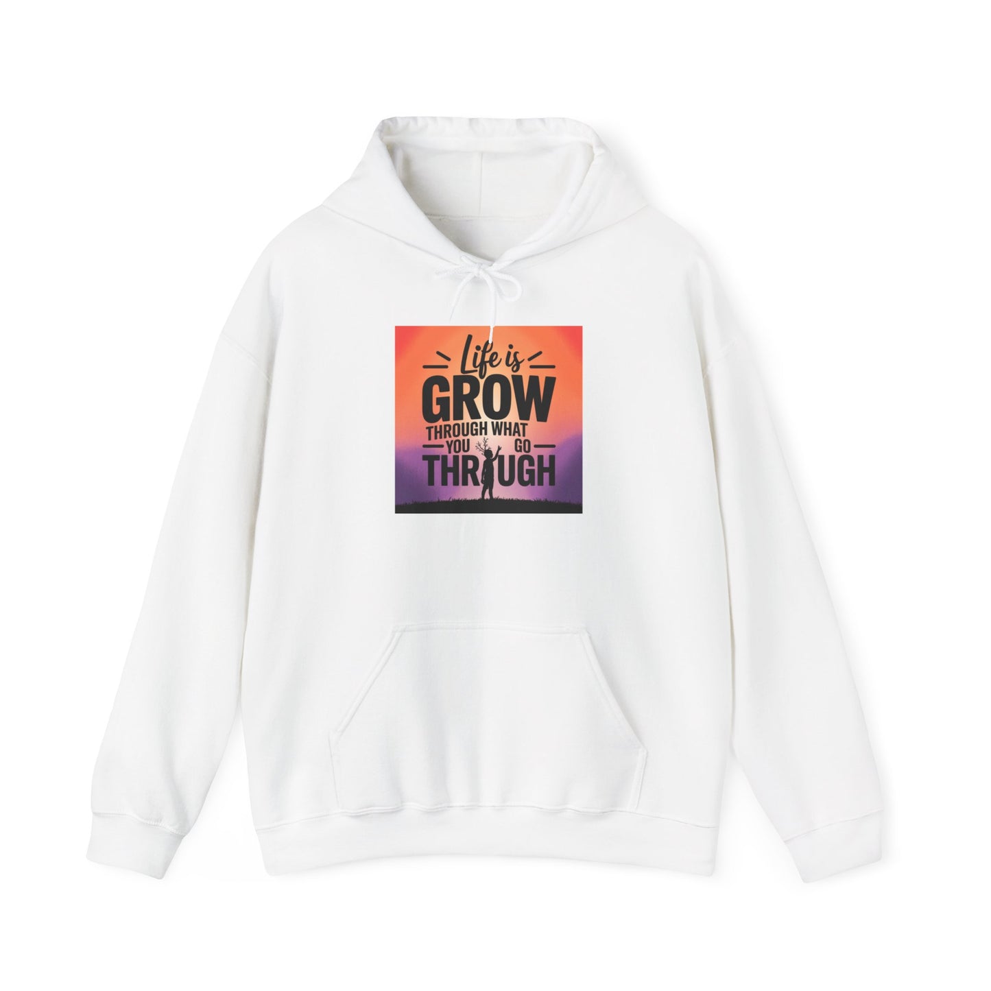 Growth Mindset Hoodie Hooded Sweatshirt Gildan 18500