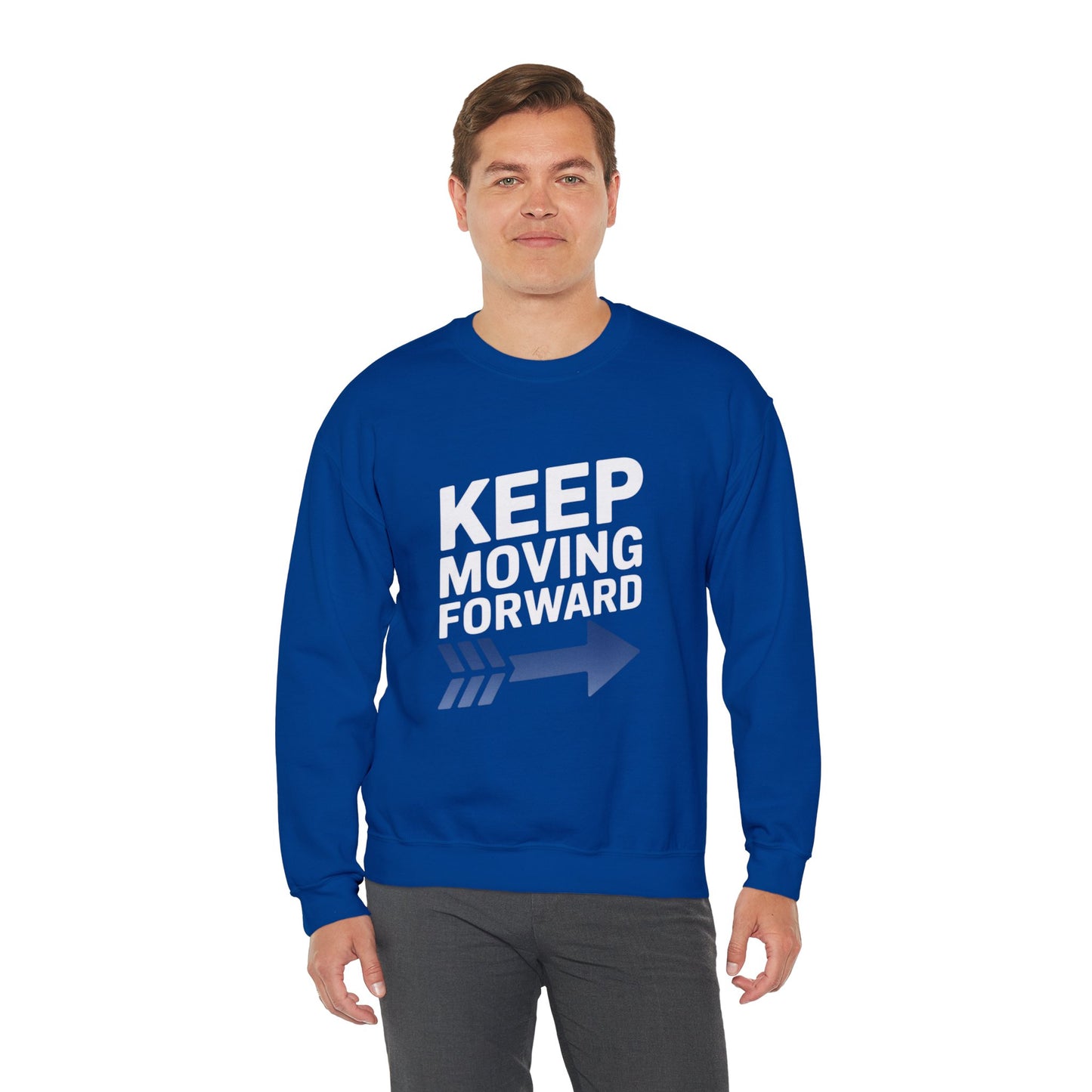 Keep Moving Forward Unisex Heavy Blend™ Crewneck Sweatshirt Gildan 18000