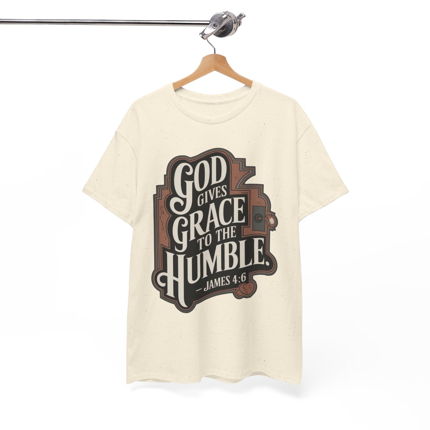 GOD Gives Grace To The Humble Unisex Heavy Cotton Tee