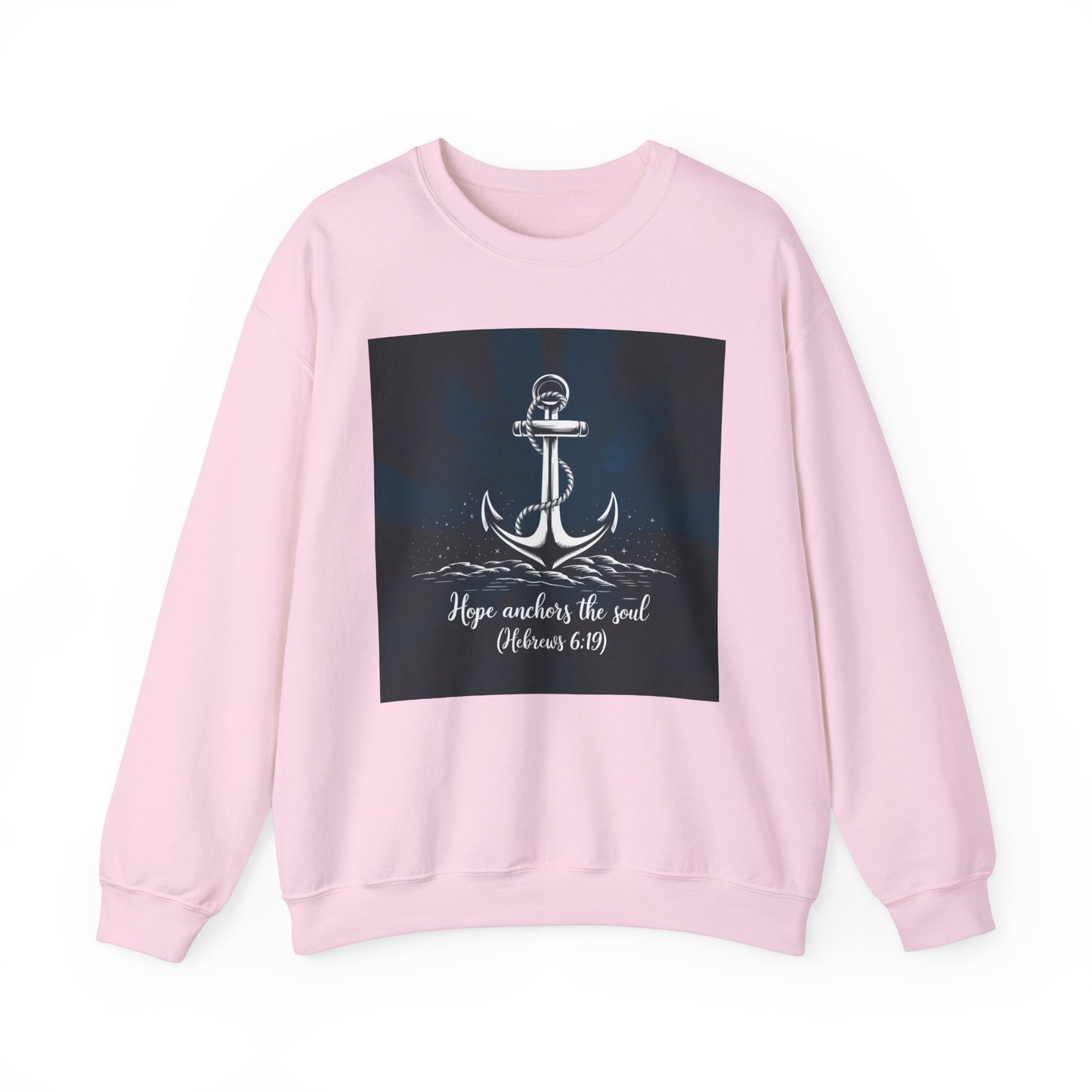 Hope Anchors The Soul  Unisex Heavy Blend™ Crewneck Sweatshirt