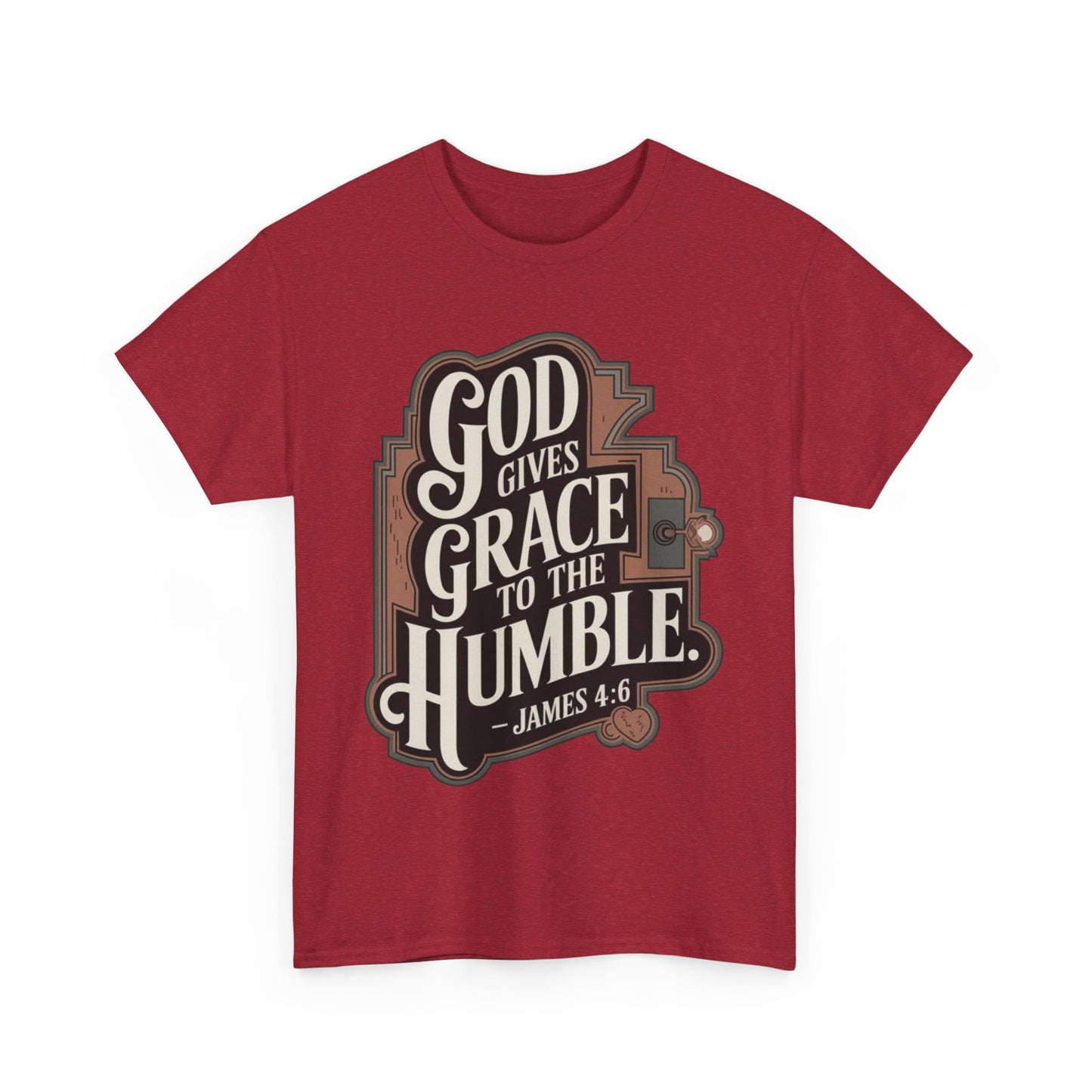 GOD Gives Grace To The Humble Unisex Heavy Cotton Tee