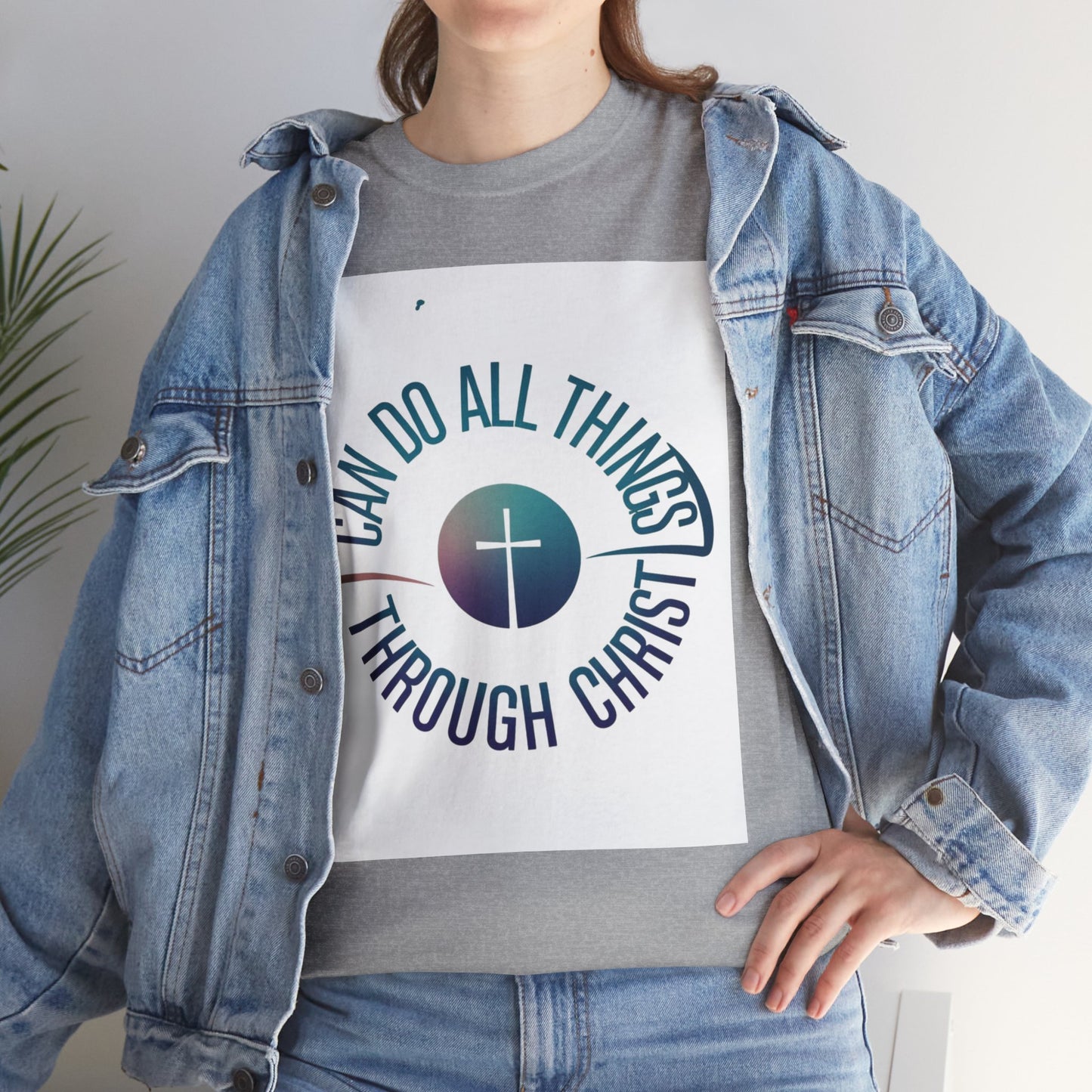 I Can Do All Things through Christ Unisex Heavy Cotton Tee