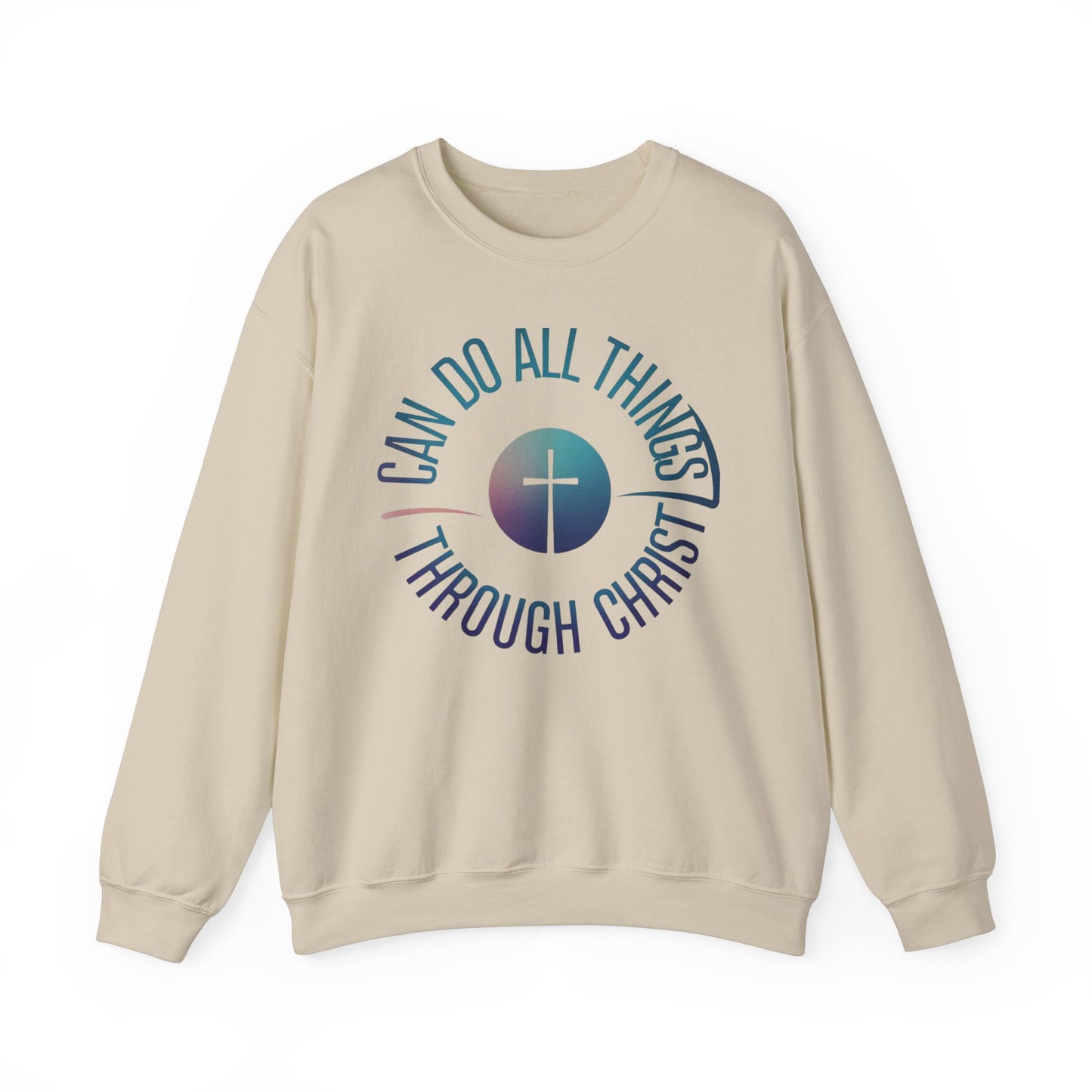 I Can Do All Things Through CHRIST Unisex Heavy Blend™ Crewneck Sweatshirt