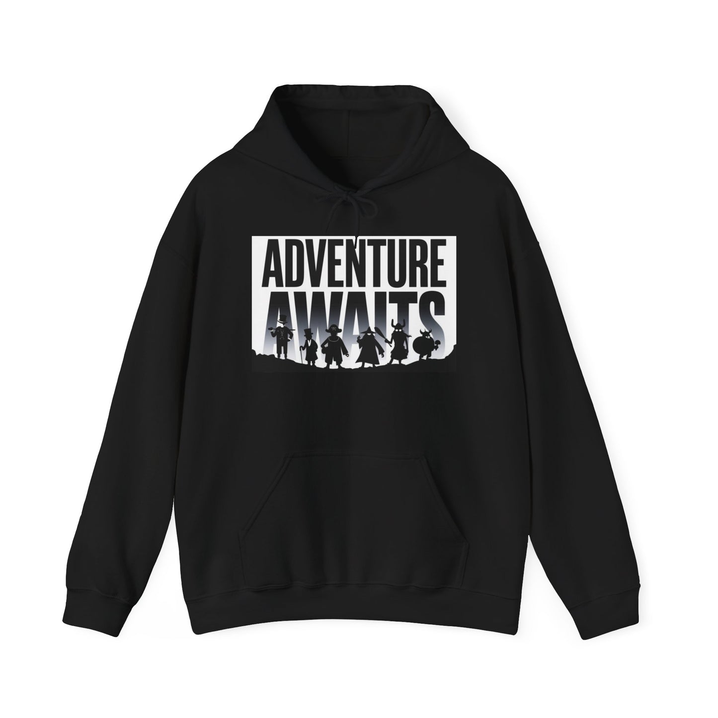 Adventure Awaits Unisex Heavy Blend™ Hoodie, Hooded Sweatshirt