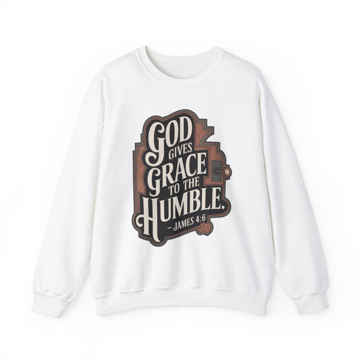 GOD Gives Grace To The Humble Sweatshirt Unisex Heavy Blend™ Crewneck