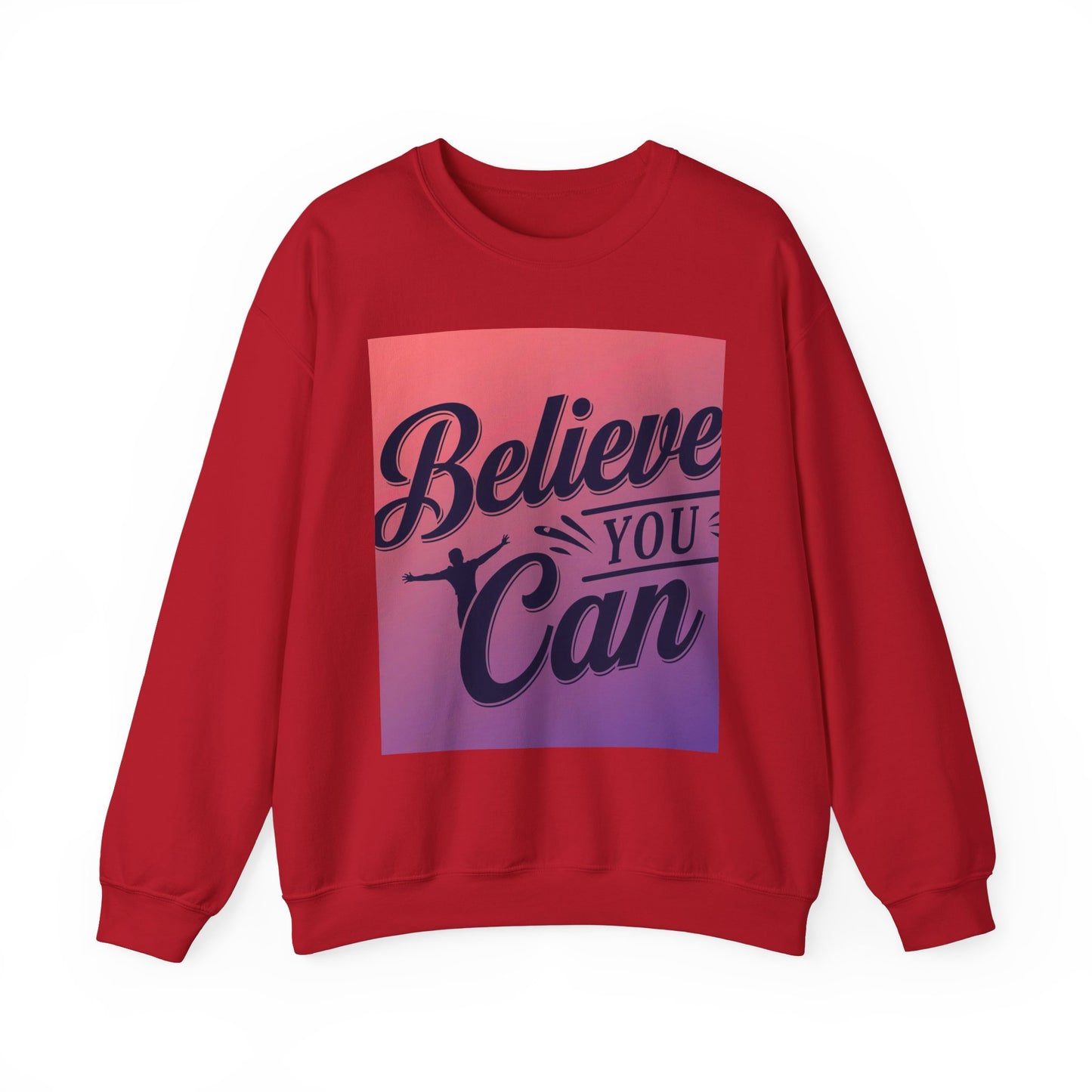 Believe You Can Unisex Heavy Blend™ Crewneck Sweatshirt Gildan 18000