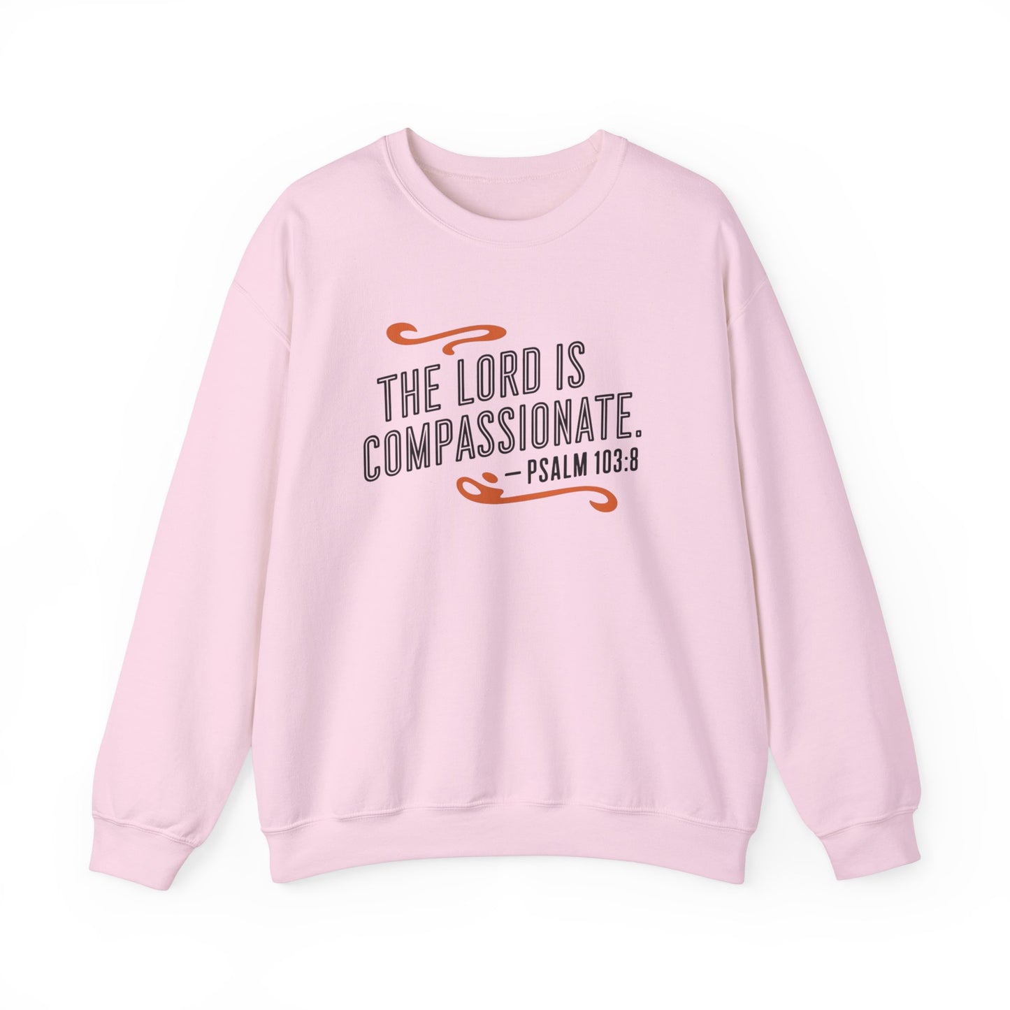 The LORD Is Compassionate Unisex Heavy Blend™ Crewneck Sweatshirt