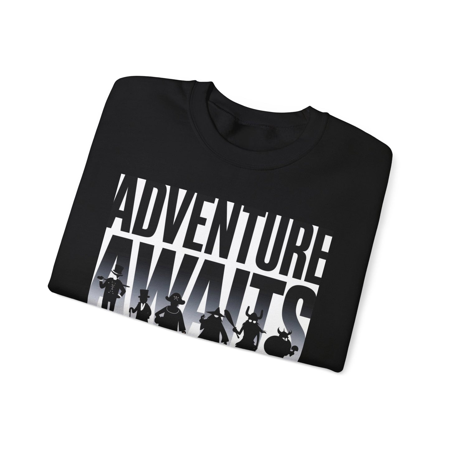 Adventure Awaits Sweatshirt Gildan 18000