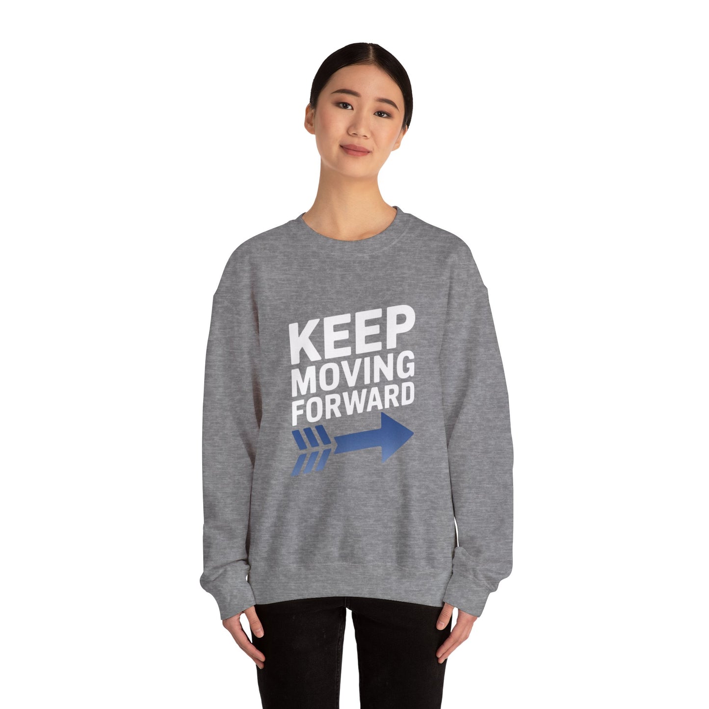 Keep Moving Forward Unisex Heavy Blend™ Crewneck Sweatshirt Gildan 18000