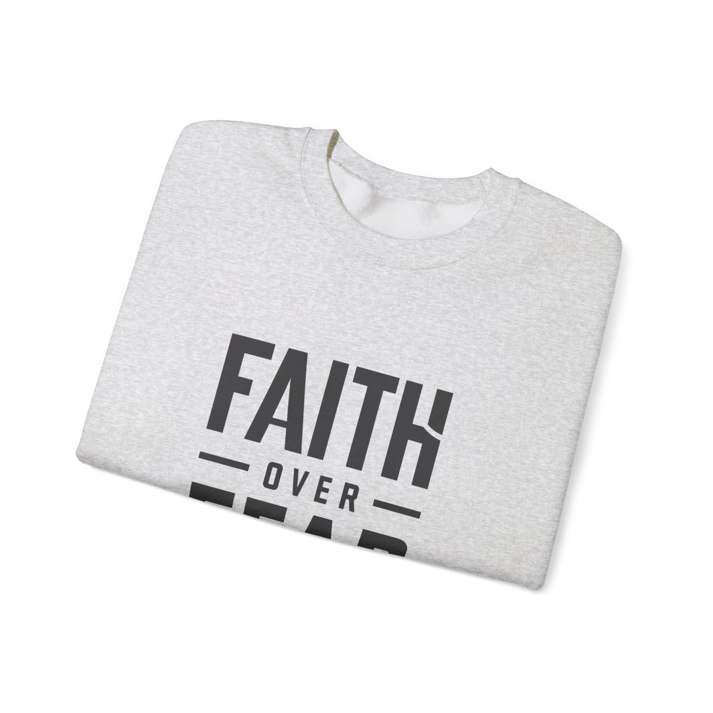 Faith Over Fear Unisex Heavy Blend™ Crewneck Sweatshirt