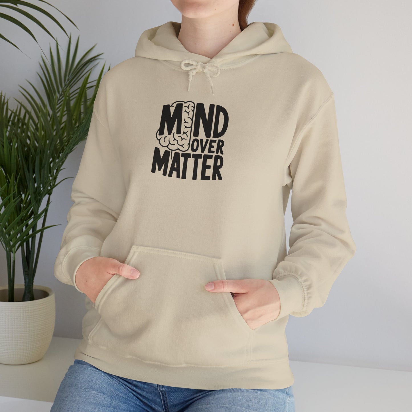 Mind Over Matter Hoodie Hooded Sweatshirt Gildan 18500