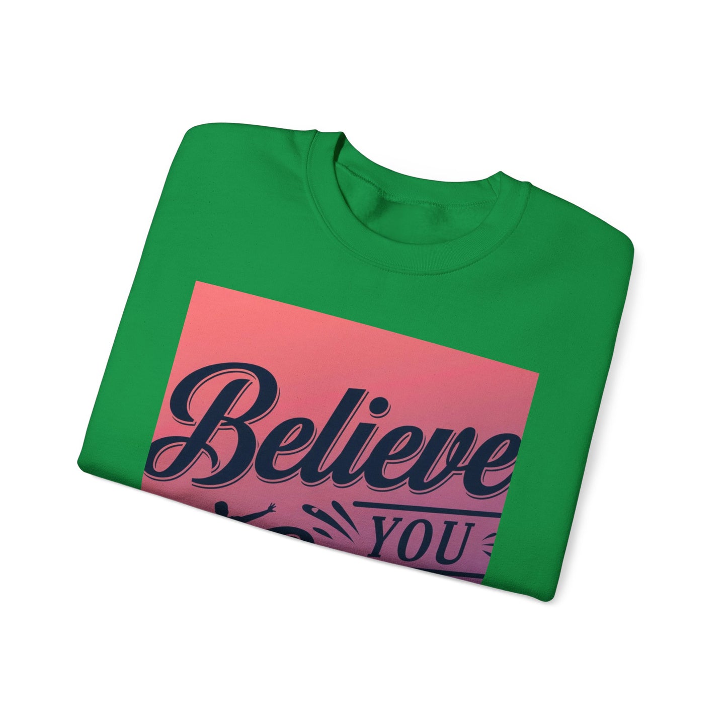 Believe You Can Unisex Heavy Blend™ Crewneck Sweatshirt Gildan 18000