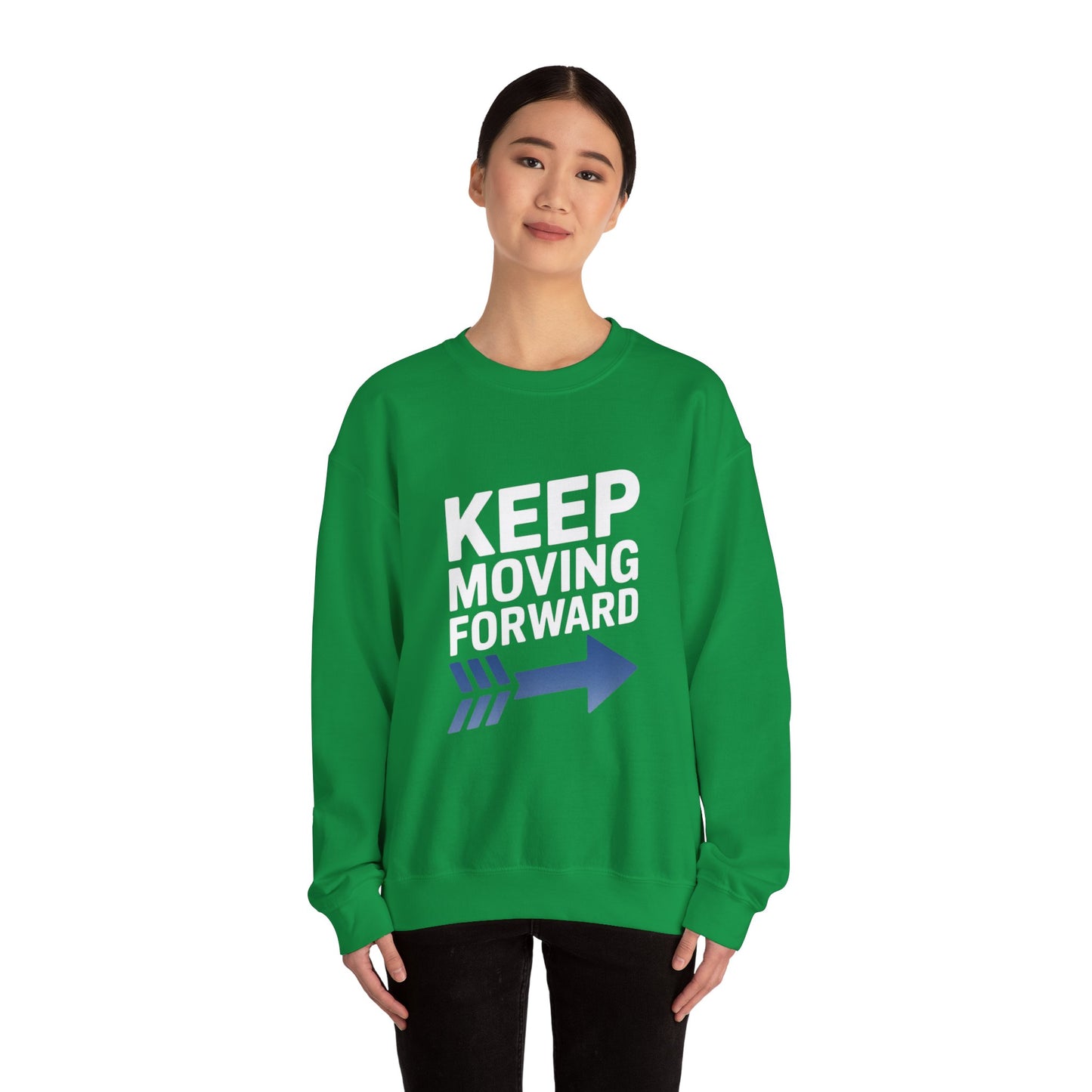 Keep Moving Forward Unisex Heavy Blend™ Crewneck Sweatshirt Gildan 18000