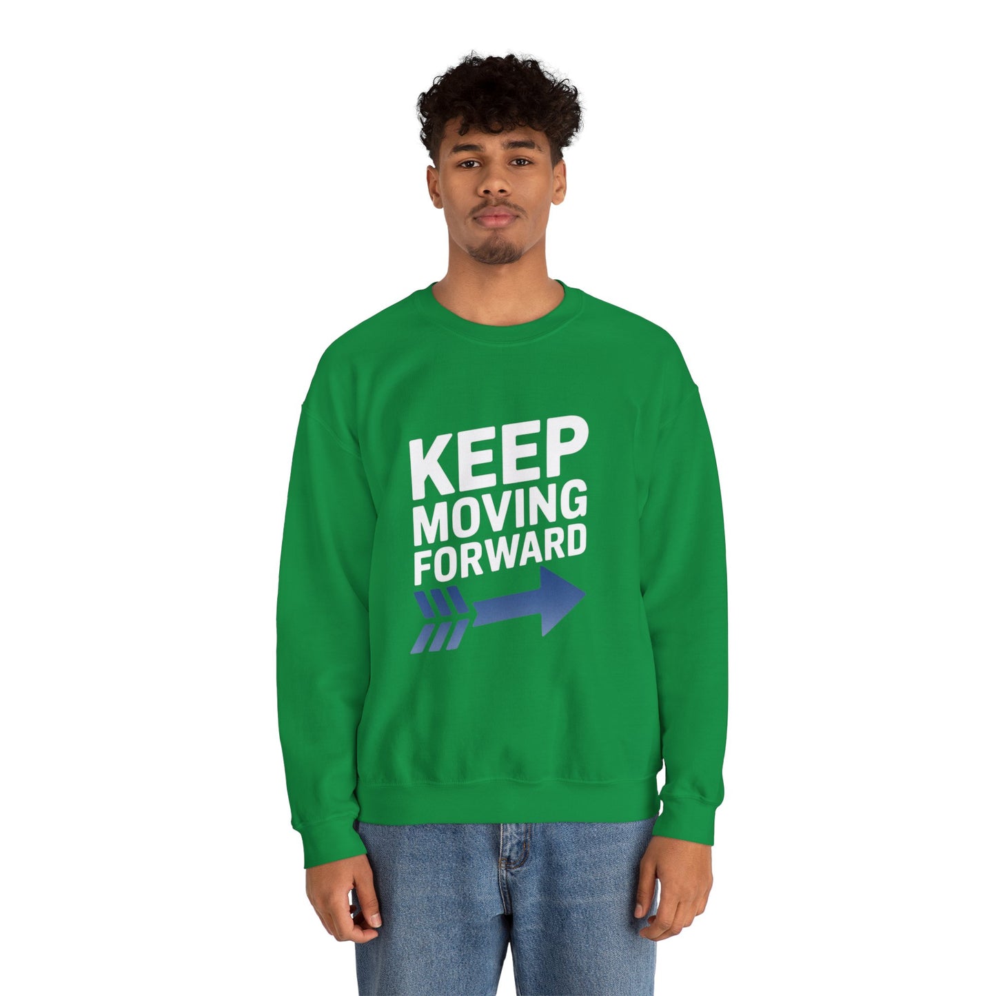 Keep Moving Forward Unisex Heavy Blend™ Crewneck Sweatshirt Gildan 18000