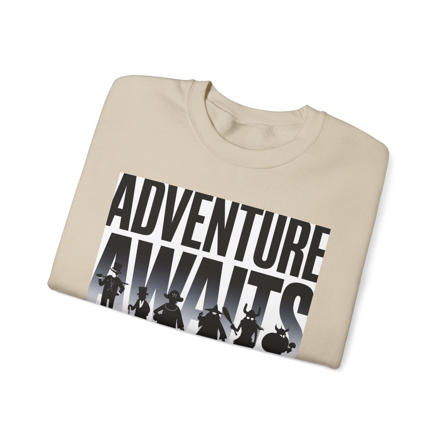 Adventure Awaits Sweatshirt Gildan 18000