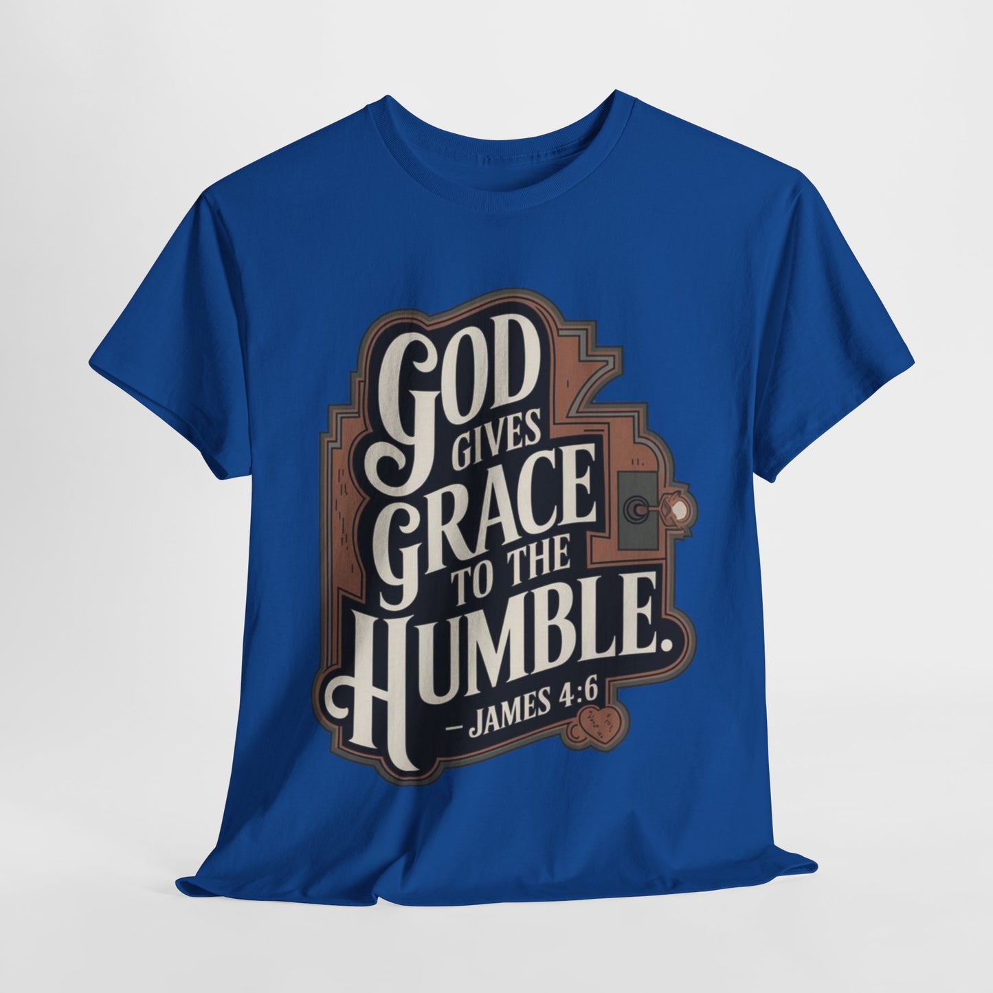 GOD Gives Grace To The Humble Unisex Heavy Cotton Tee