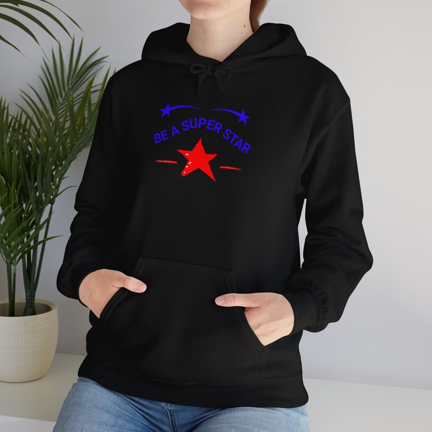 Super Star Hoodie Hooded Sweatshirt Gildan 18500