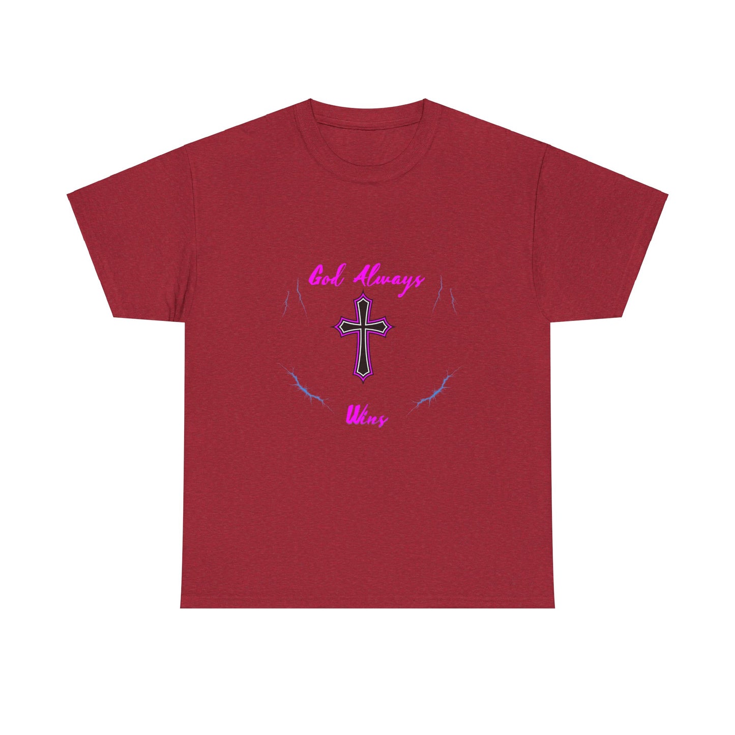 GOD always Wins Unisex Heavy Cotton Tee