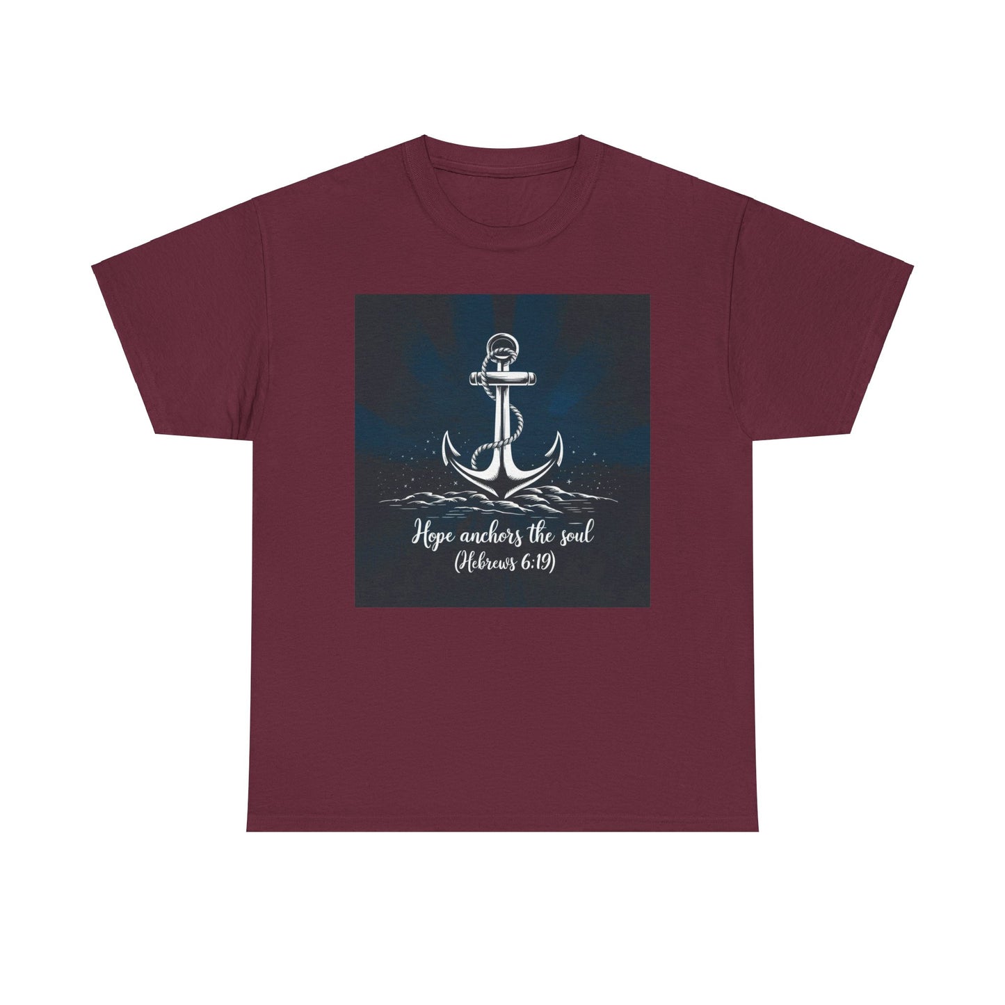 Hope Anchors The Soul Unisex Heavy Cotton Tee