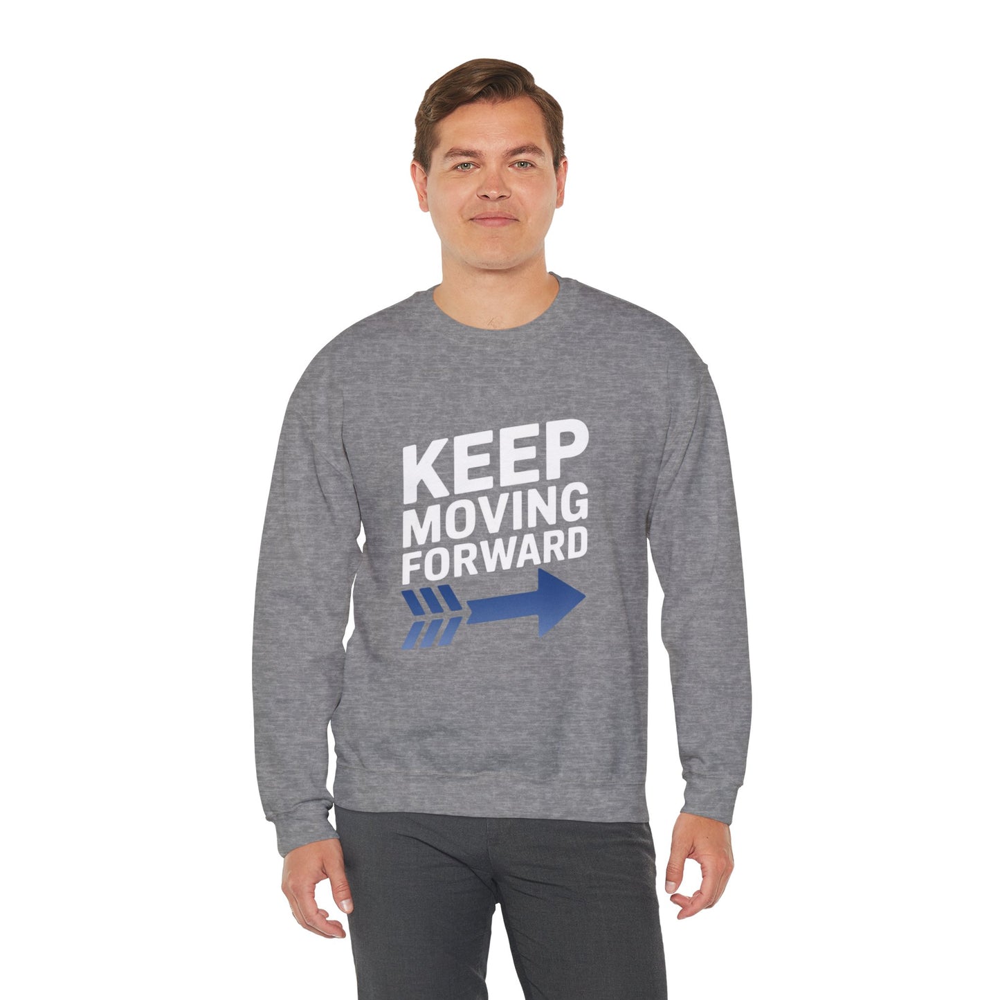 Keep Moving Forward Unisex Heavy Blend™ Crewneck Sweatshirt Gildan 18000