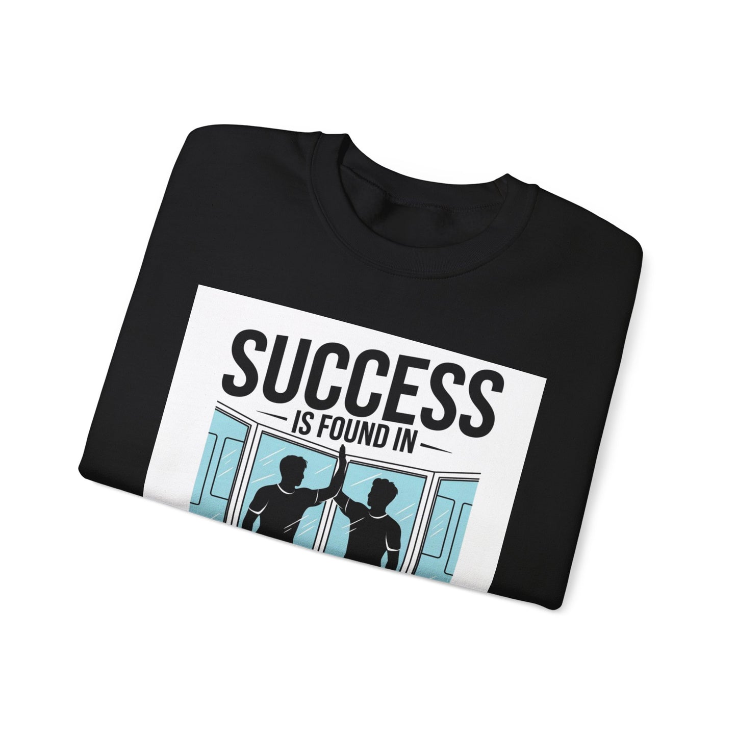 Success Is Found In Your Daily Routine Unisex Heavy Blend™ Crewneck Sweatshirt