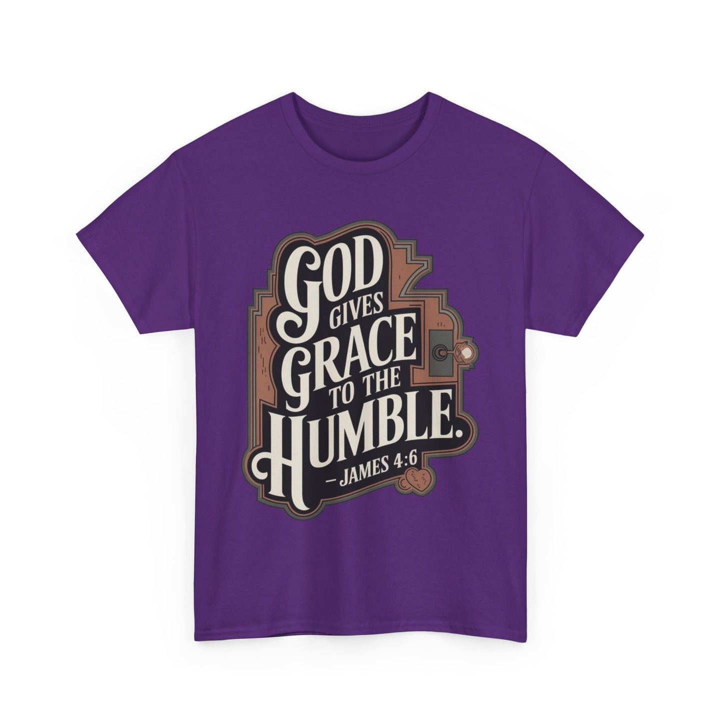 GOD Gives Grace To The Humble Unisex Heavy Cotton Tee