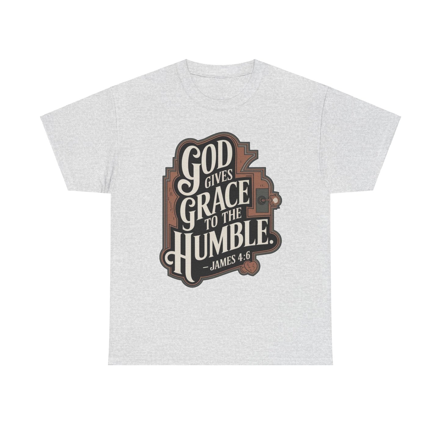 GOD Gives Grace To The Humble Unisex Heavy Cotton Tee