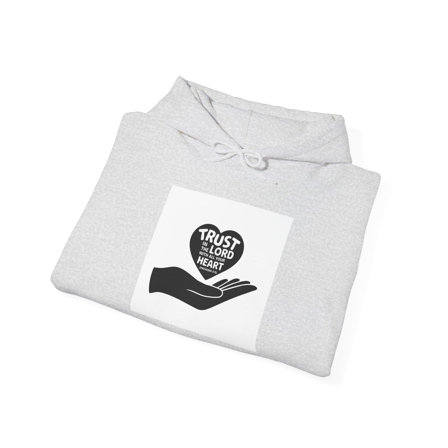 Trust In The LORD With All Your Heart Unisex Heavy Blend™ Hooded Sweatshirt