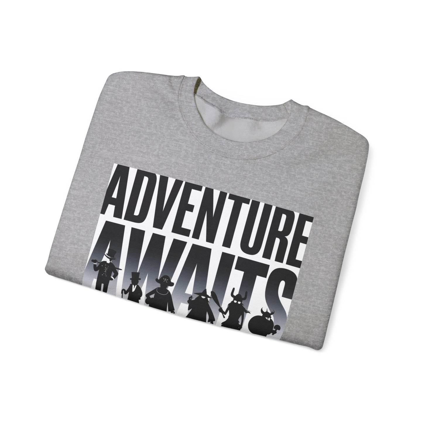 Adventure Awaits Sweatshirt Gildan 18000