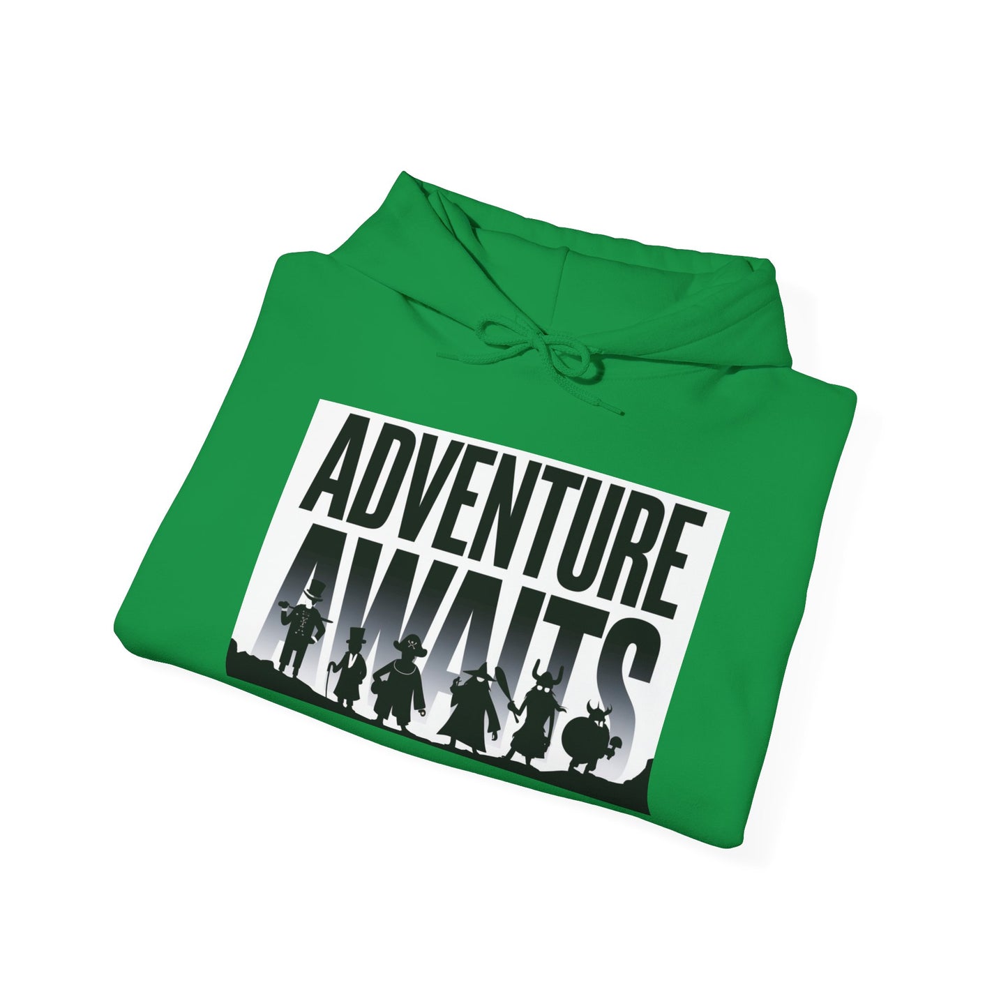 Adventure Awaits Unisex Heavy Blend™ Hoodie, Hooded Sweatshirt