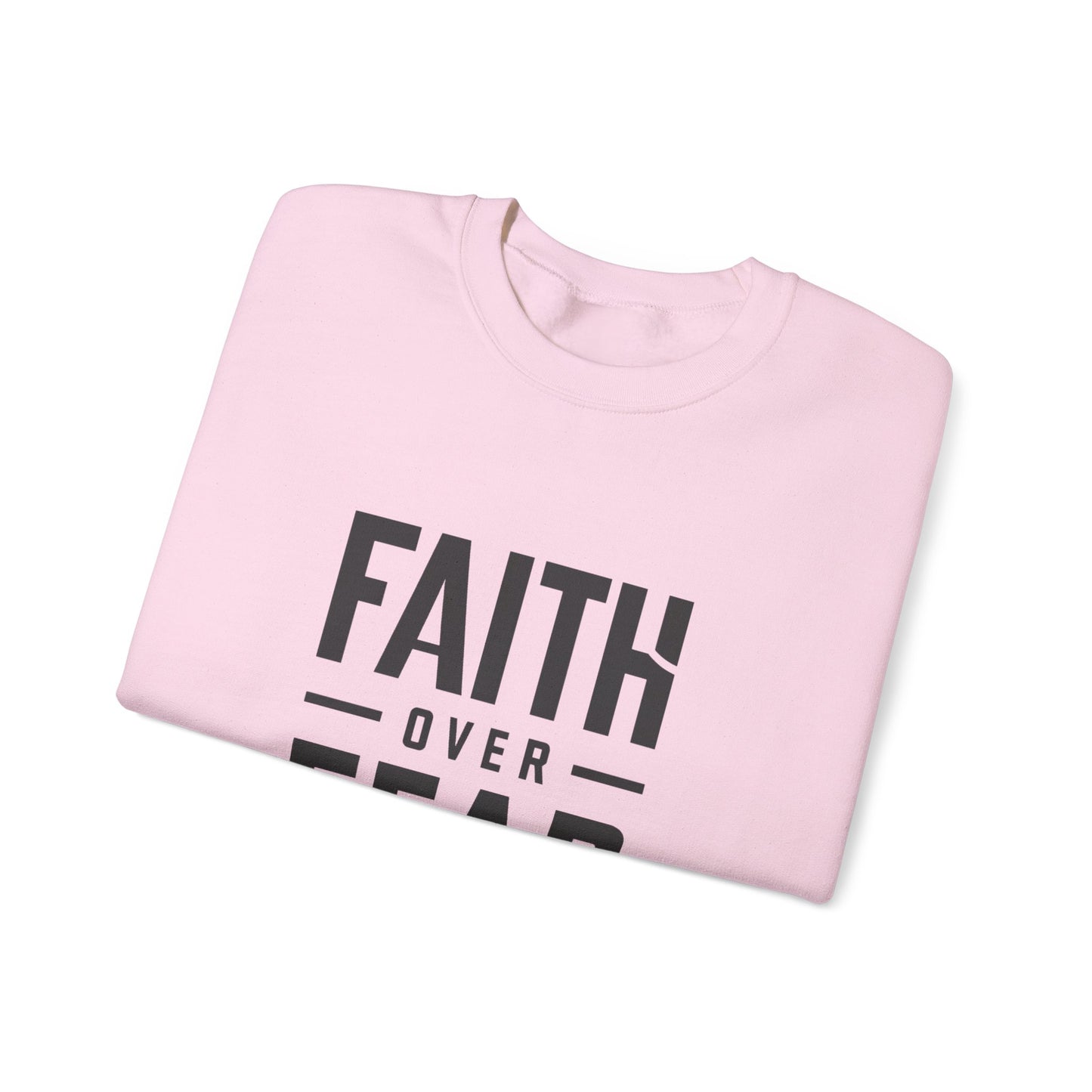 Faith Over Fear Unisex Heavy Blend™ Crewneck Sweatshirt