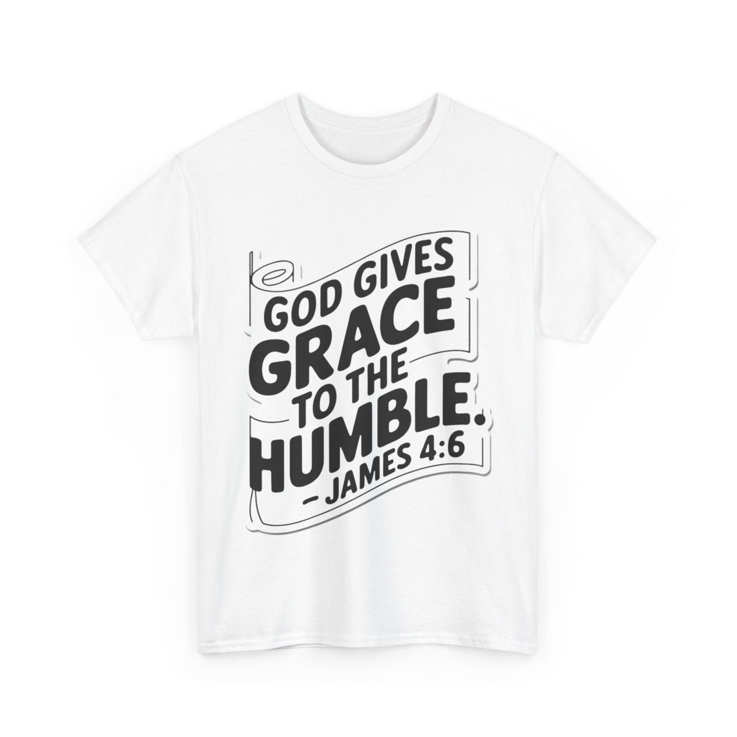 GOD Gives Grace To The Humble Unisex Heavy Cotton Tee