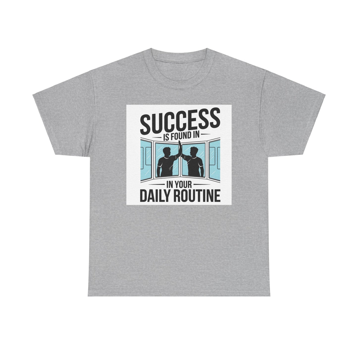 Success Is Found In Your Daily Routine Unisex Heavy Cotton Tee