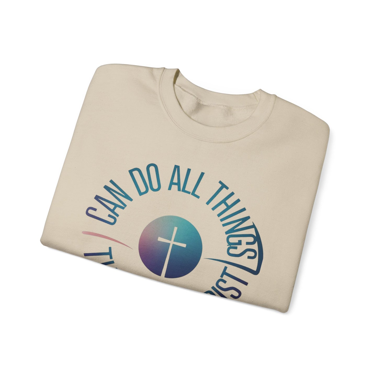 I Can Do All Things Through CHRIST Unisex Heavy Blend™ Crewneck Sweatshirt