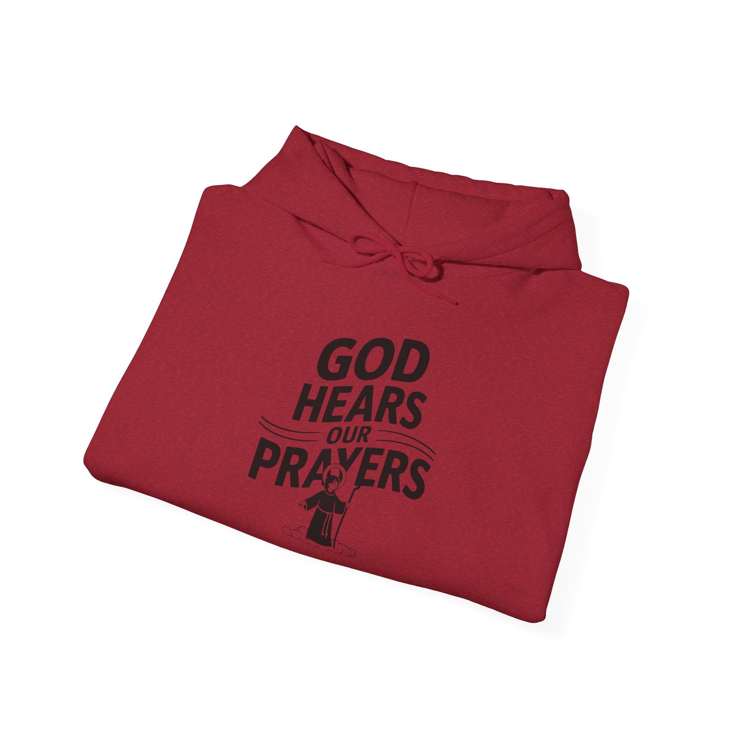 God Hears Our Prayers Unisex Heavy Blend™ Hooded Sweatshirt